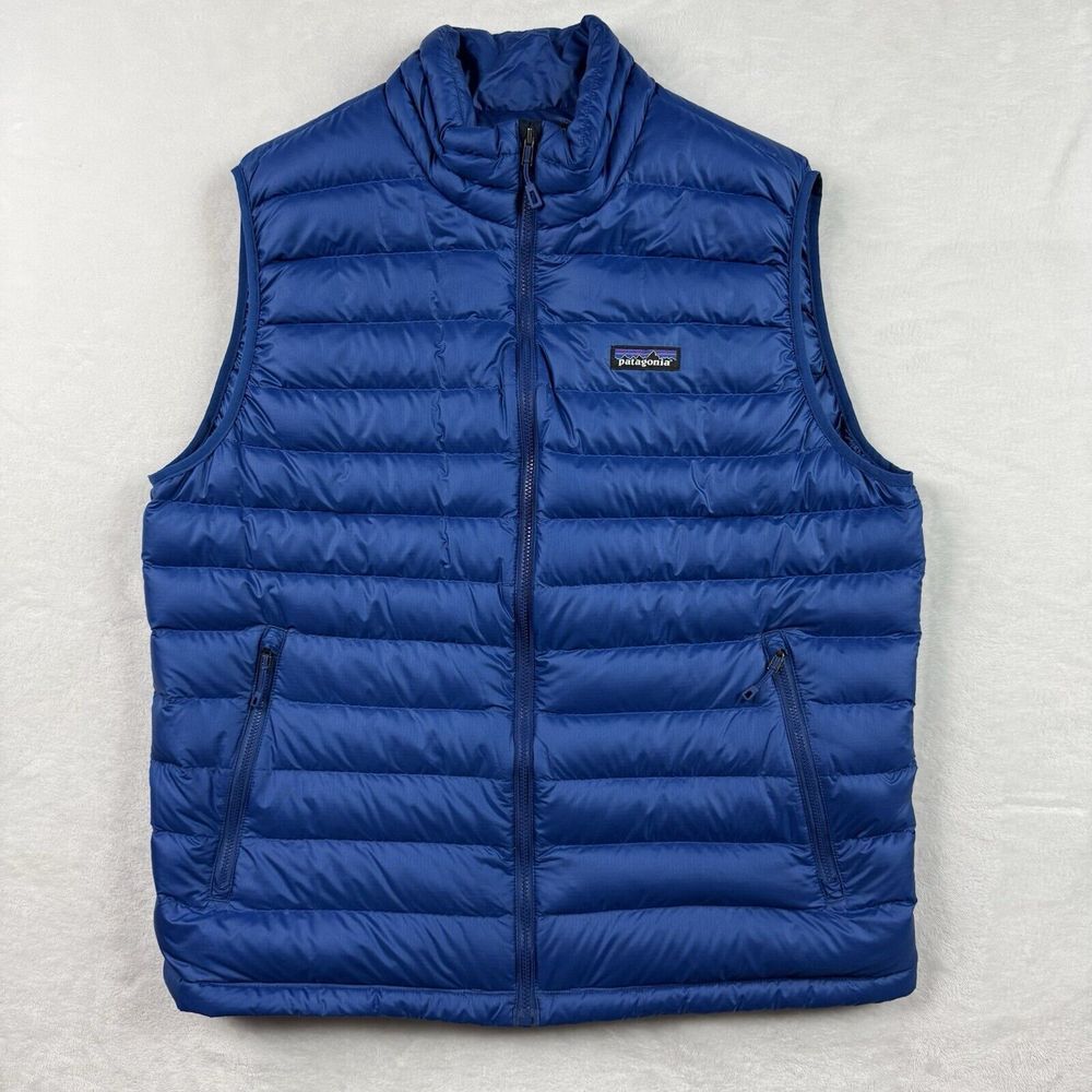 Patagonia Blue Men’s Goose Down Sweater Vest